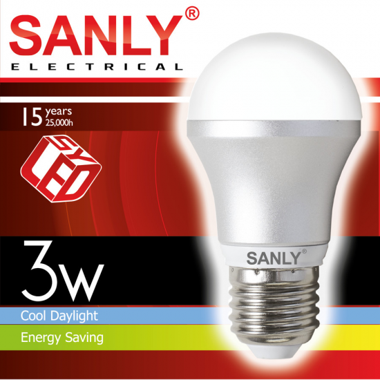 Sanly LED 3 W Coolwhite