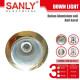 Kap Downlight Sanly 3.5 Inch  SNI Silver/ White /Gold