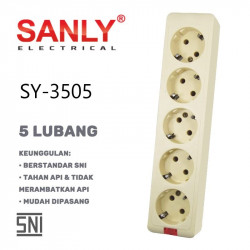 Stop Kontak Lubang/Socket SNI - 5 Lubang