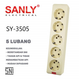 Stop Kontak Lubang/Socket SNI - 5 Lubang