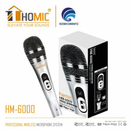 Mikropon Single Kabel Homic HM-6000 Body Besi