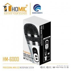 Mikropon Single Kabel Homic HM-6000 Body Besi