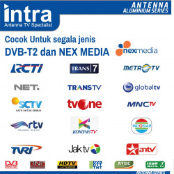 Antena TV Outdoor Analog & Digital Intra INT-005