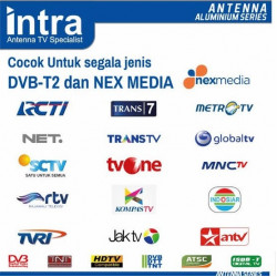 Intra Antena TV Digital Luar / Outdoor + Remote INT-888 DGT