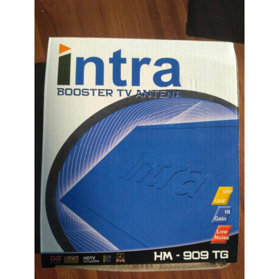 Booster Antena TV INTRA INT-909/ Penguat Sinyal Antena TV HM-909 TG